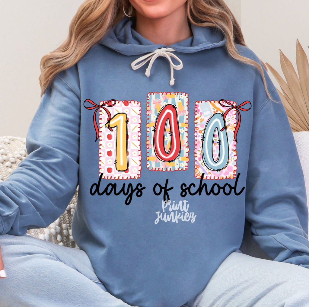 100 Days of School Coquette - DTF