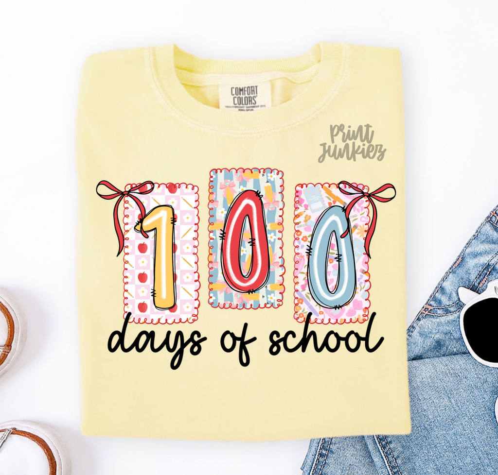 100 Days of School Coquette - DTF