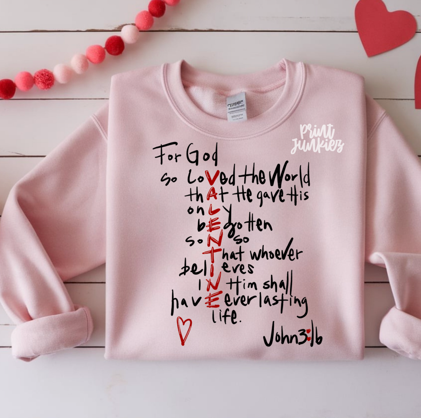 Valentine John 3:16 - DIGITAL - DTF