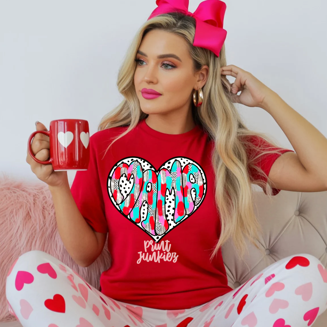 Mama Dottie Heart - DTF