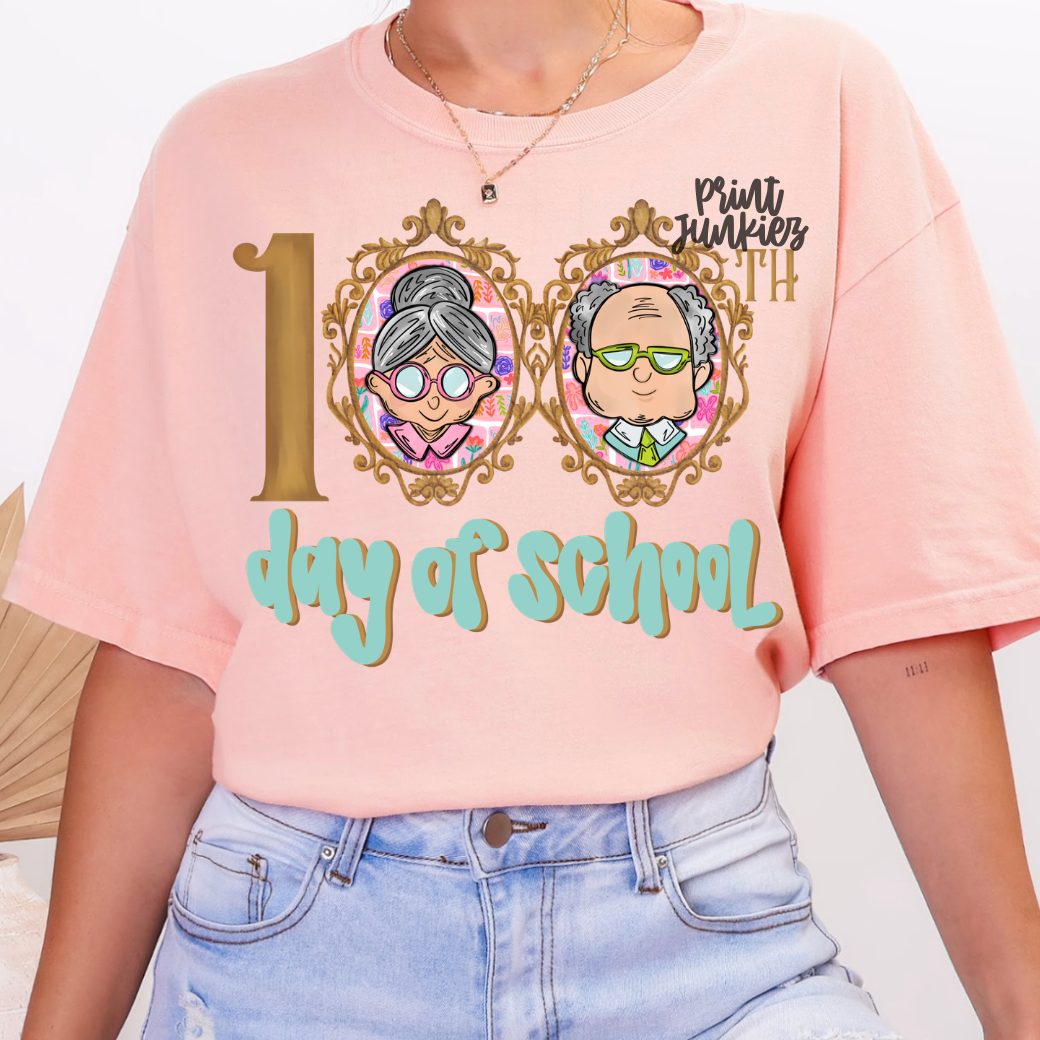 100th Day of School Grandparents Framed - DTF