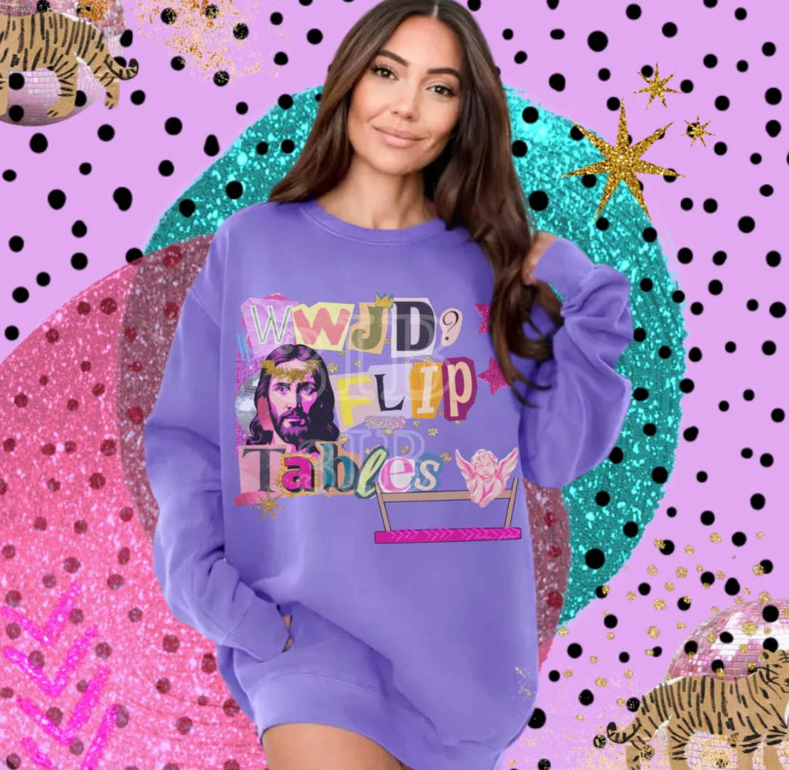 WWJD? Flip Tables - DTF