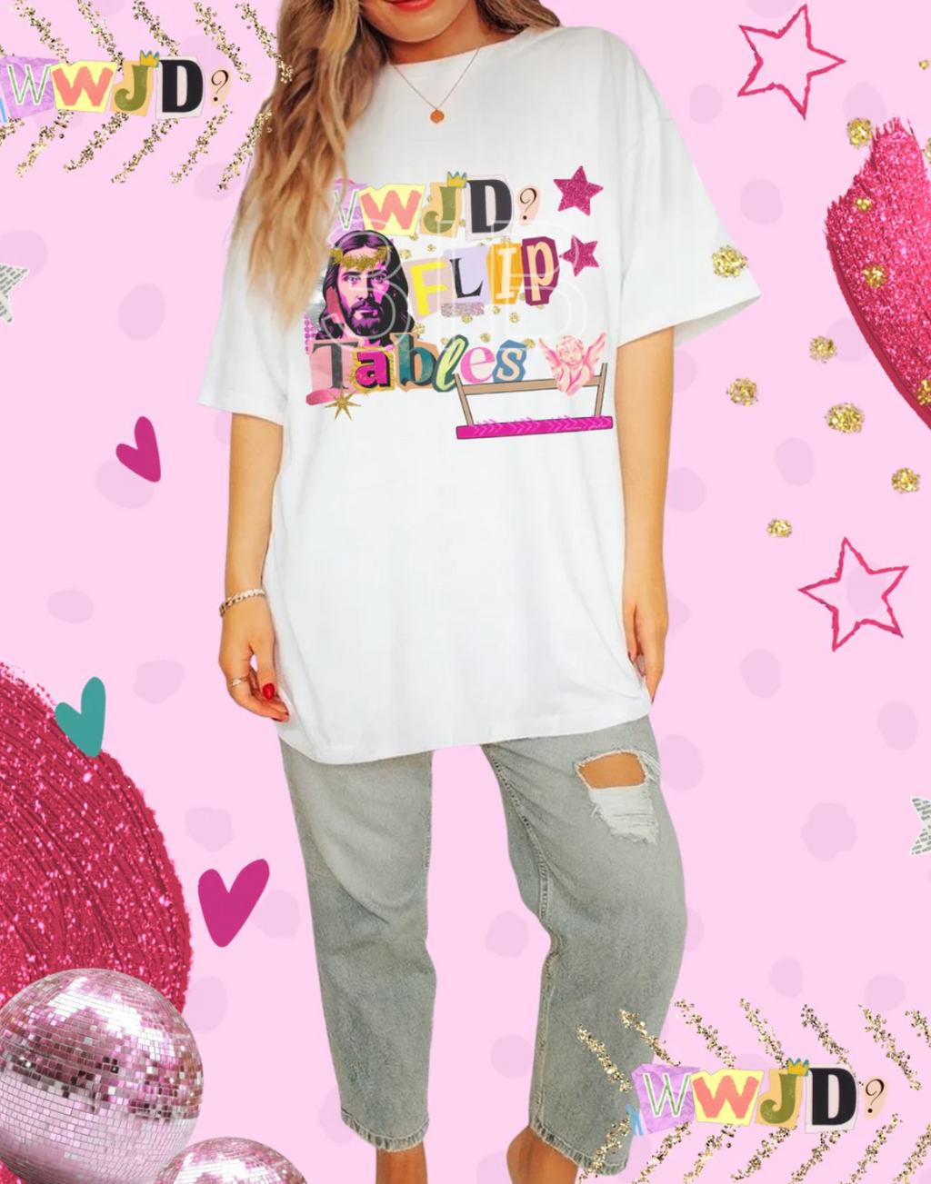 WWJD? Flip Tables - DTF
