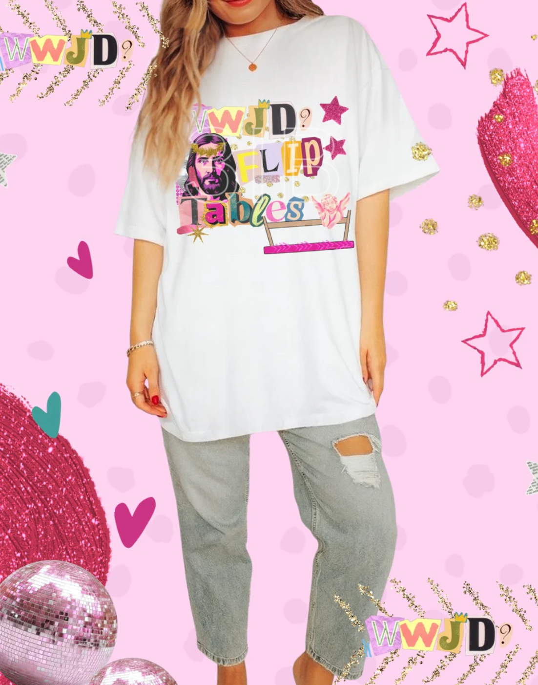 WWJD? Flip Tables - DTF