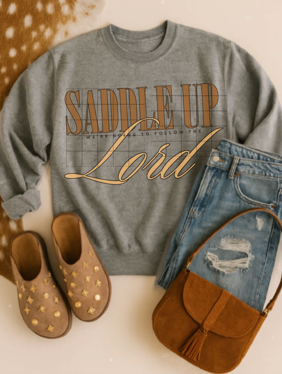 Saddle Up trendy - DTF