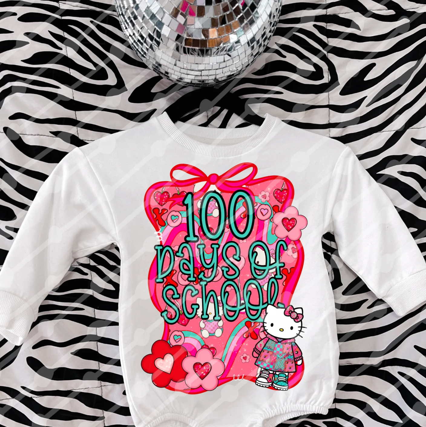 H Kitty 100 days  - DTF