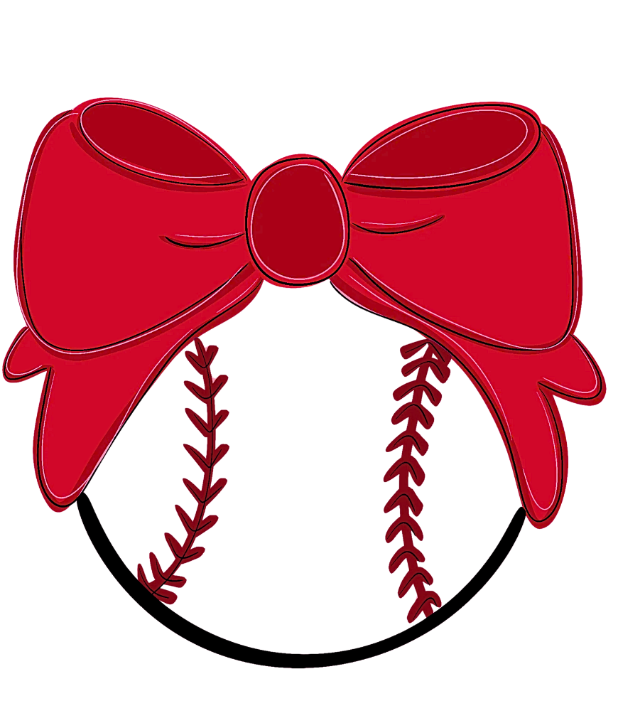 Baseball Bow Door Hanger