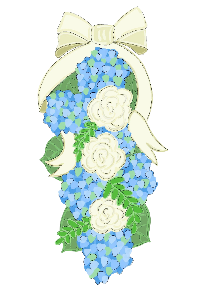 Hanging Floral Door Hanger