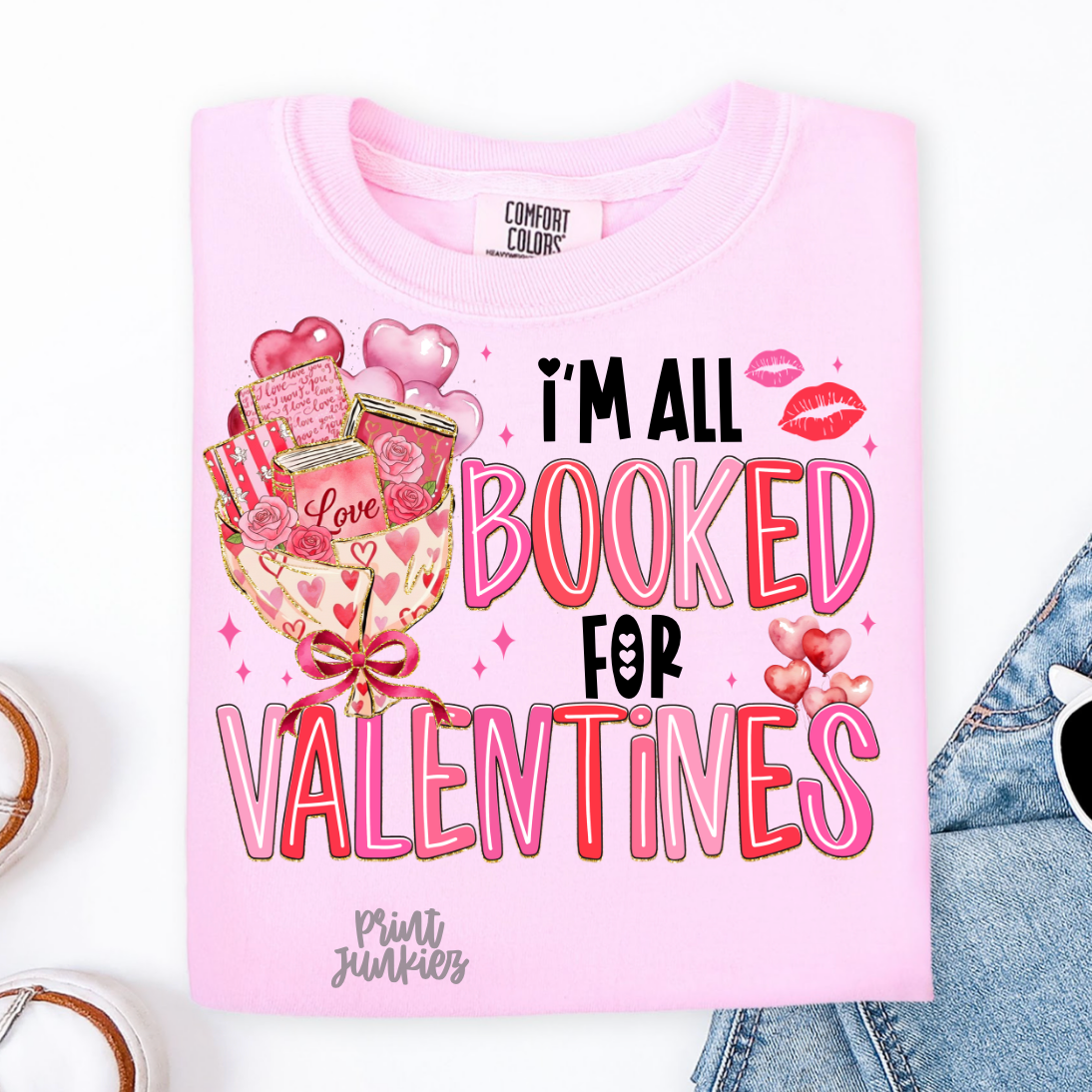 I'm all Booked for Valentines - DTF