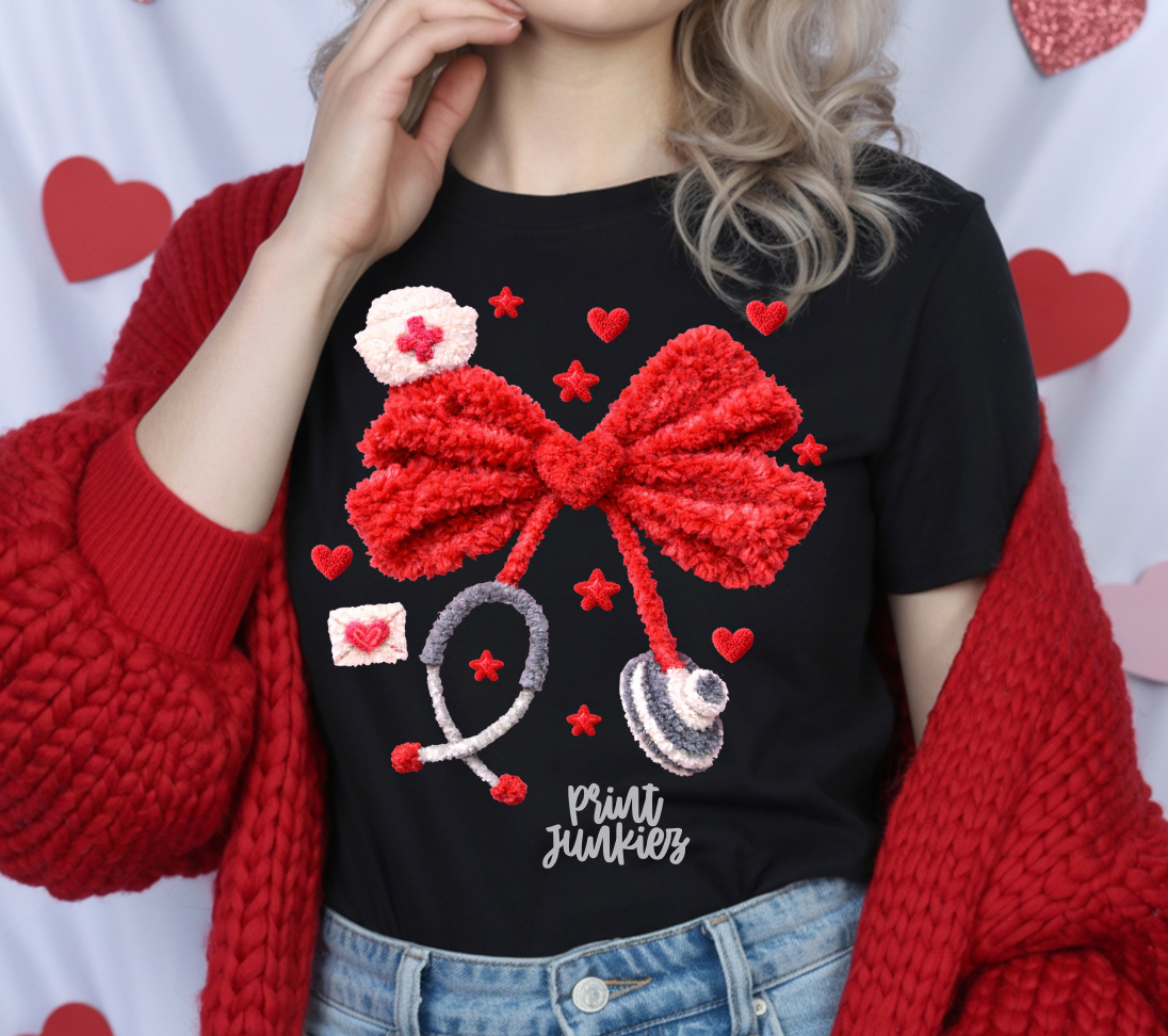 Faux Yarn Stethoscope - DTF