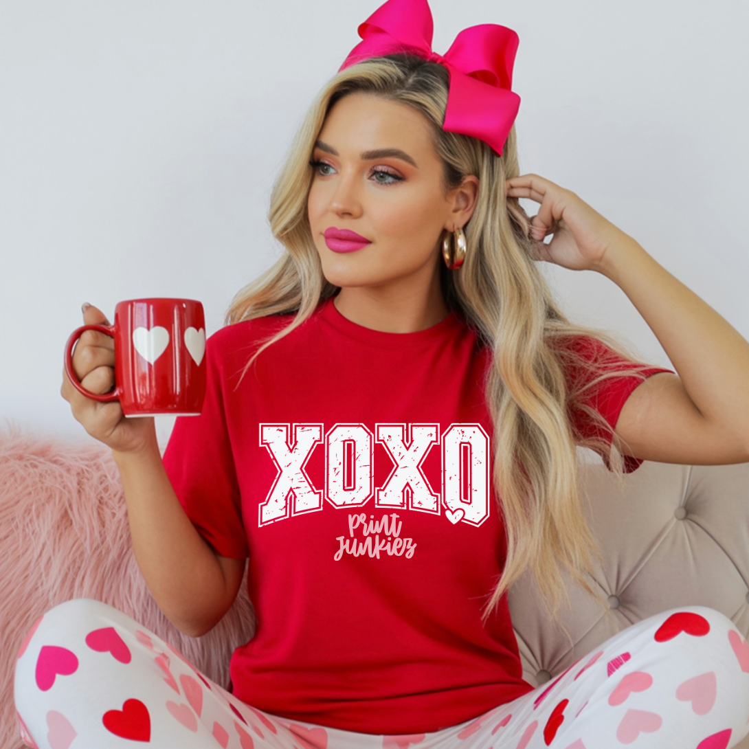 XOXO Distressed Arched - DTF