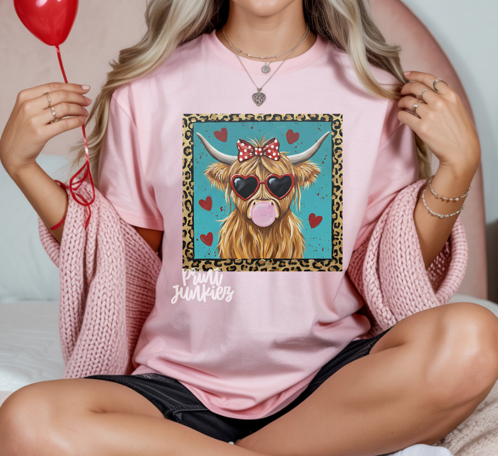 Highland Cow Valentines - DTF