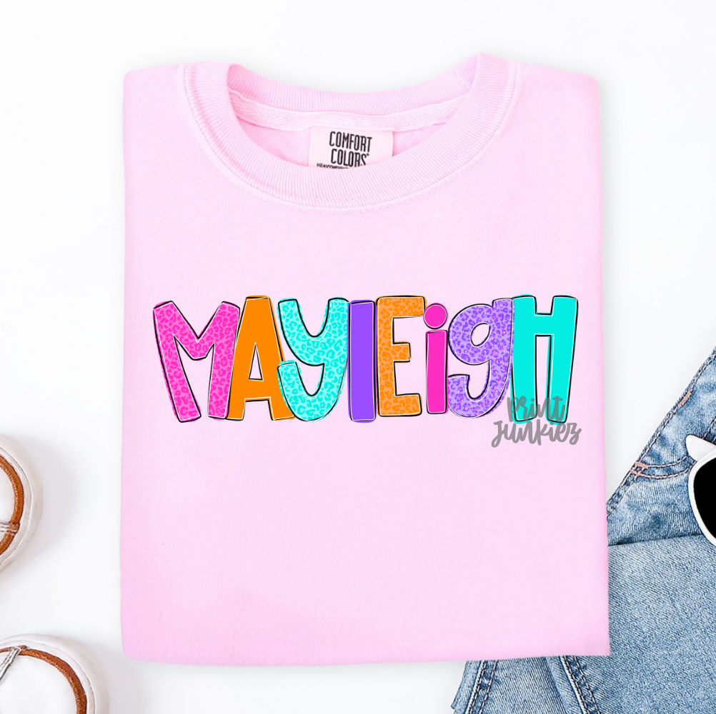 Bright Leopard Alpha - CUSTOM - DTF