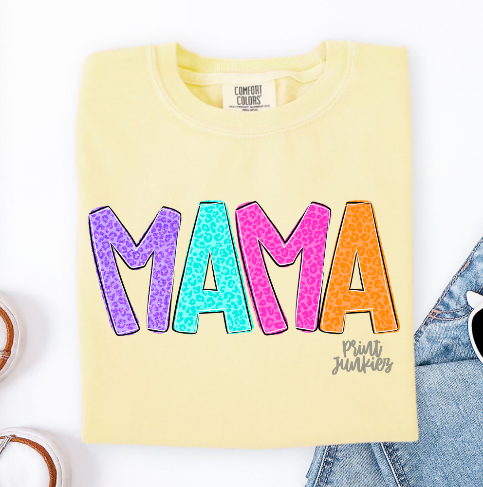 Bright Leopard Alpha - CUSTOM - DTF