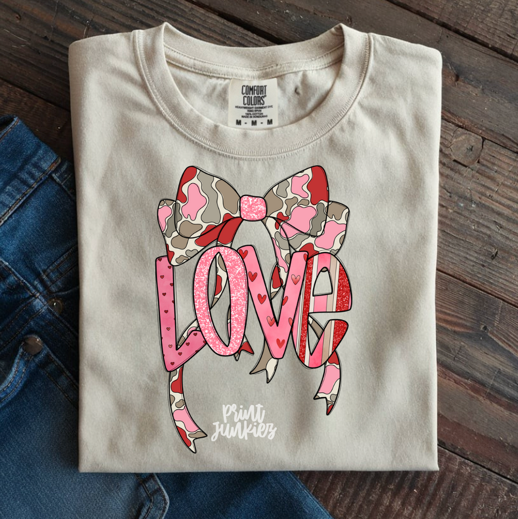 Love Camo Coquette - DTF