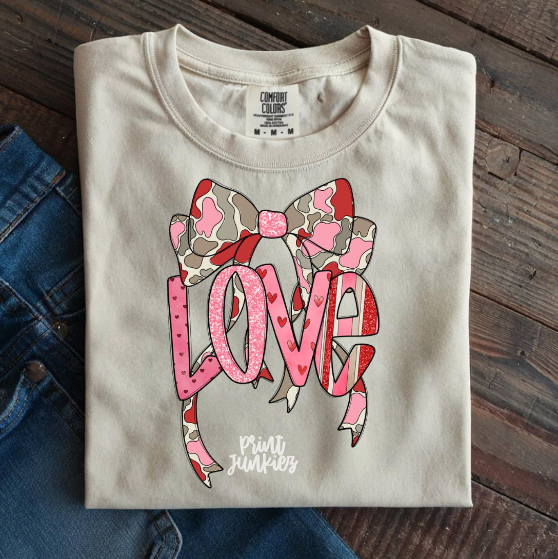 Love Camo Coquette - DTF