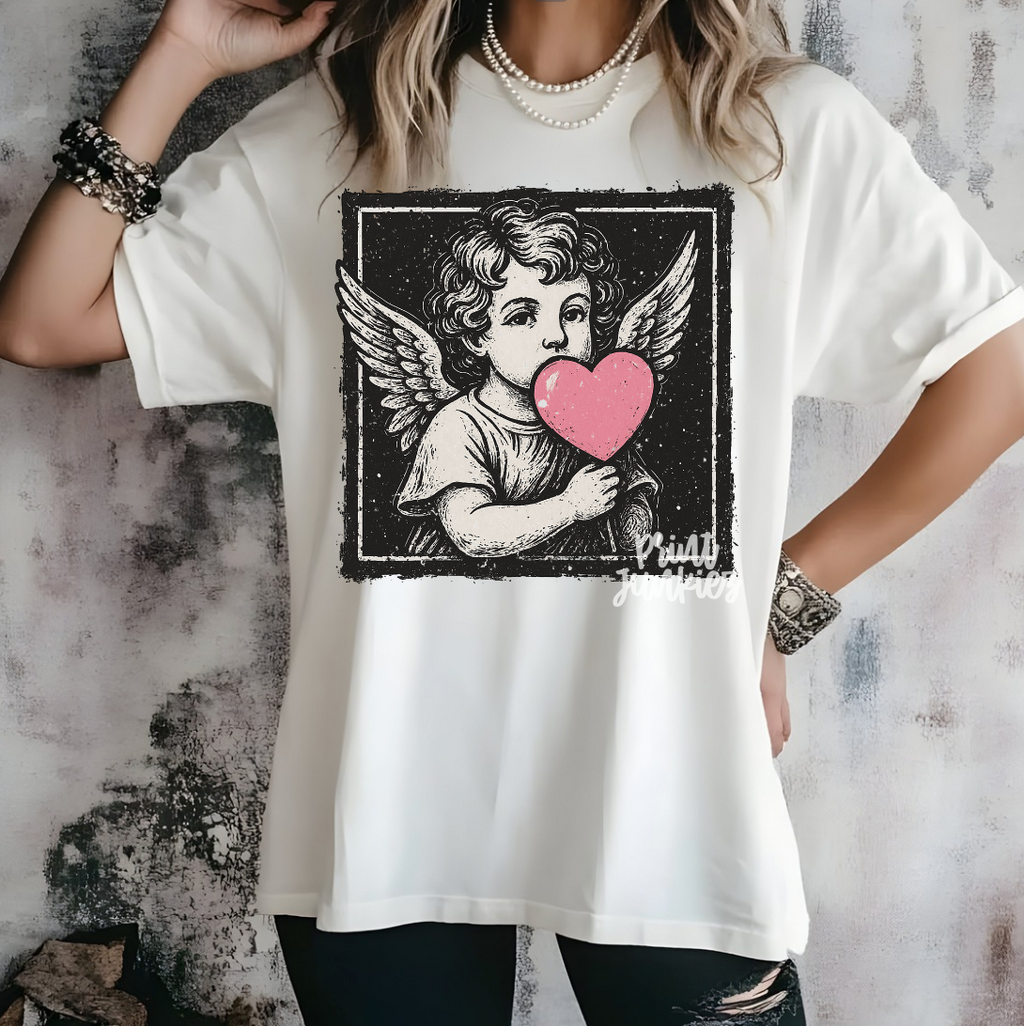 Cupid Blowing Bubble - DTF