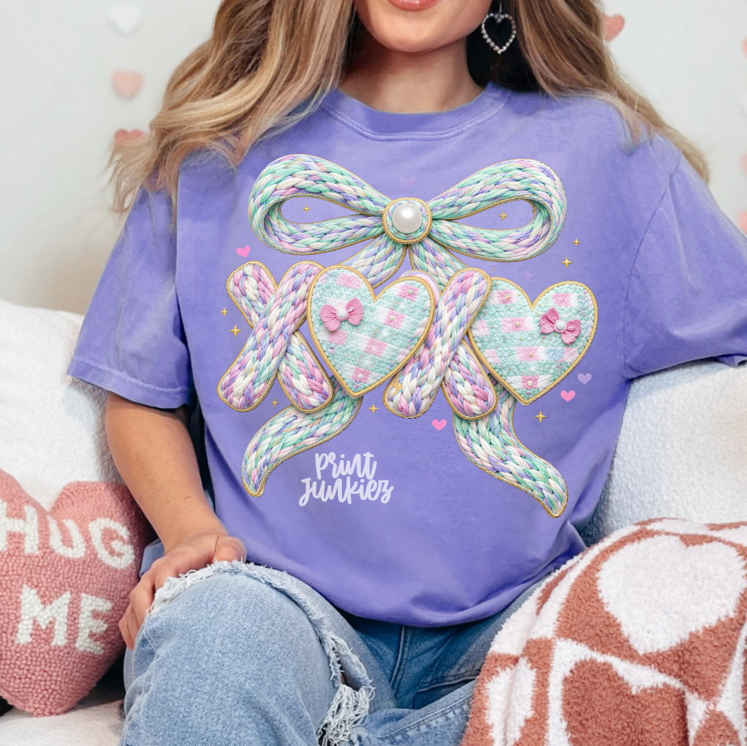 Pastel XOXO Crochet Coquette - DTF