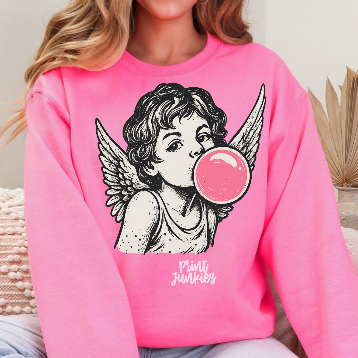 Cupid Blowing Bubble - DTF