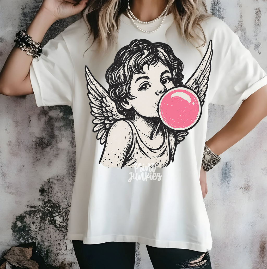 Cupid Blowing Bubble - DTF