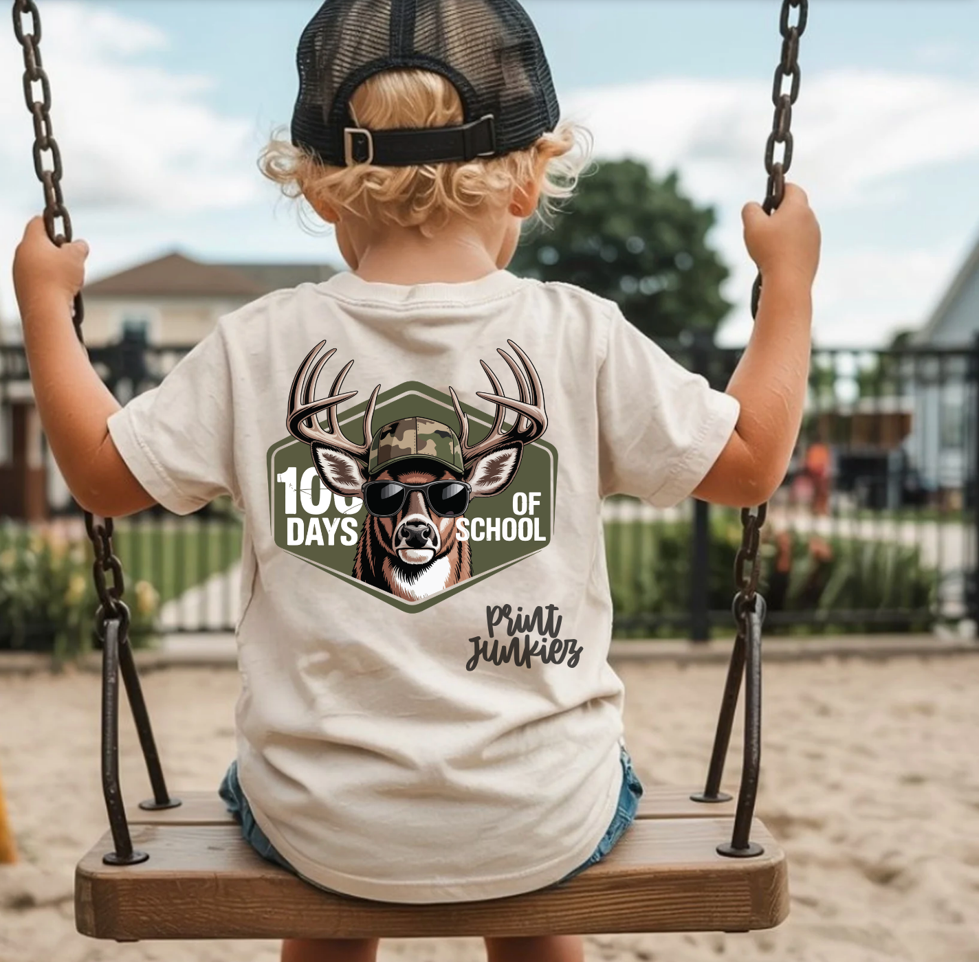 100 Days of School Deer - DTF