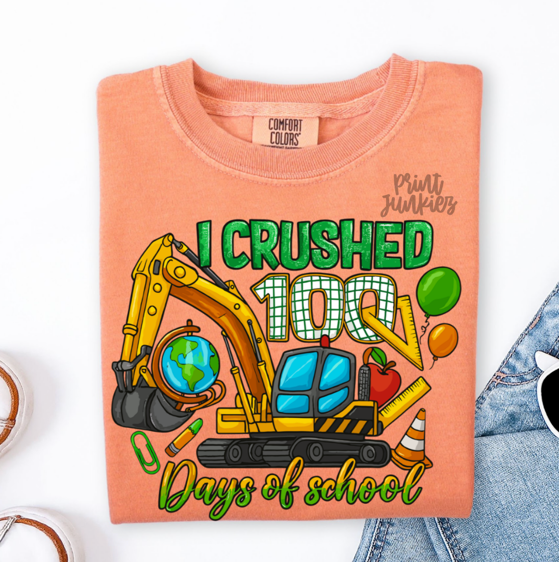 I Crushed 100 Days of School - DTF