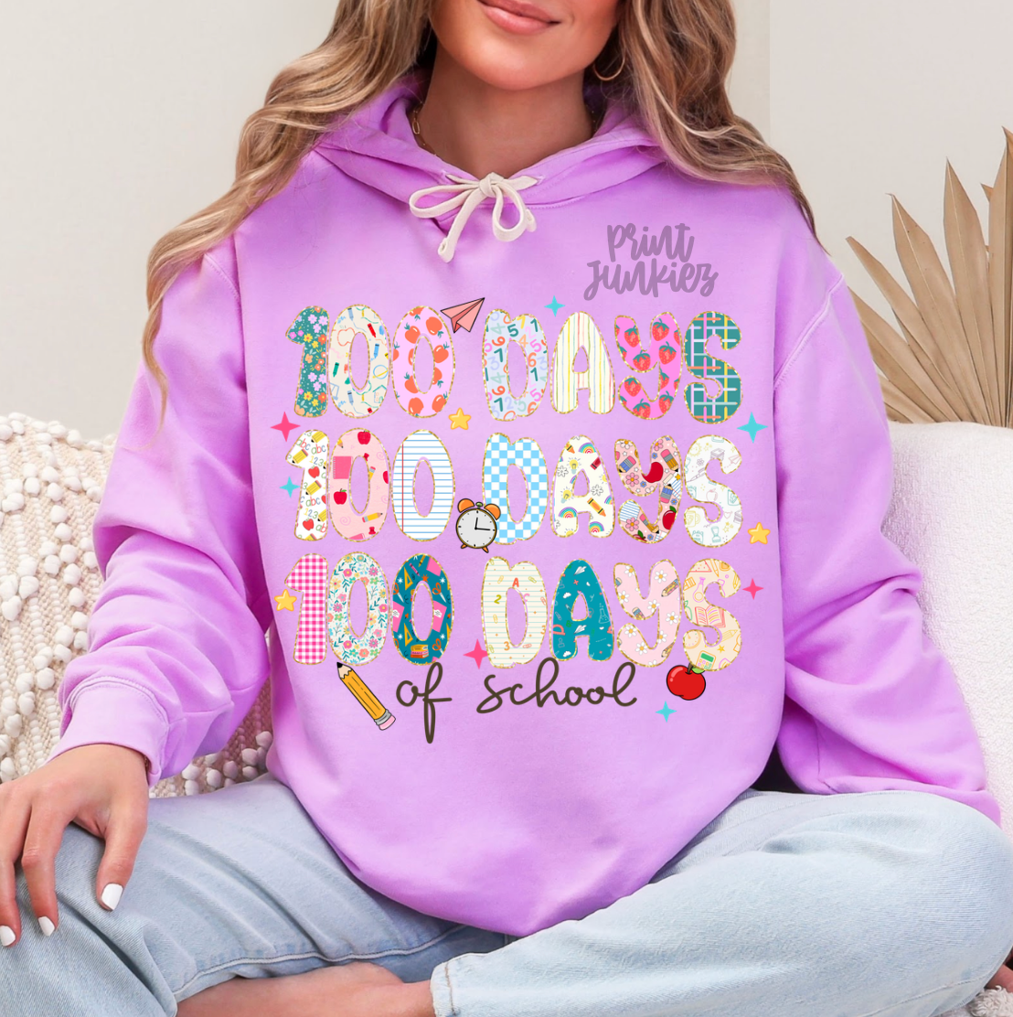 100 Days of School Preppy - DTF