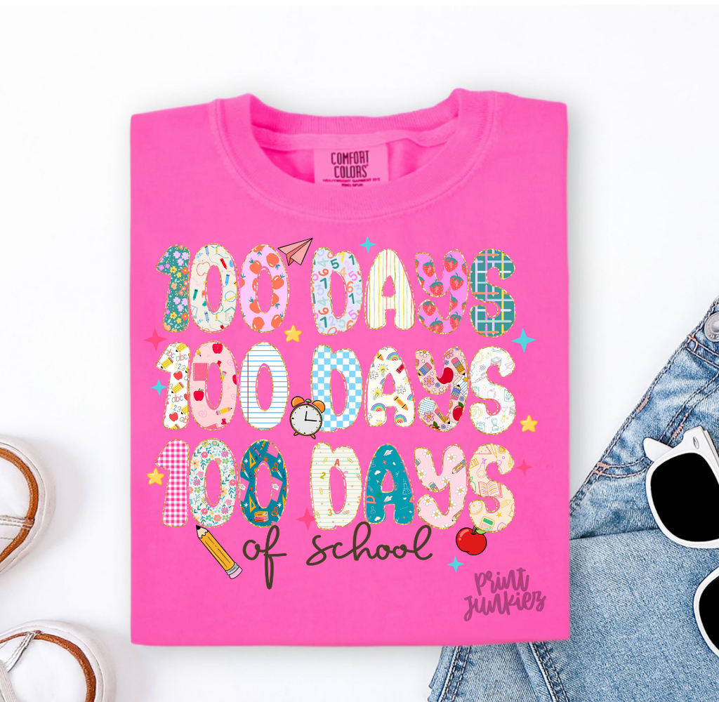 100 Days of School Preppy - DTF