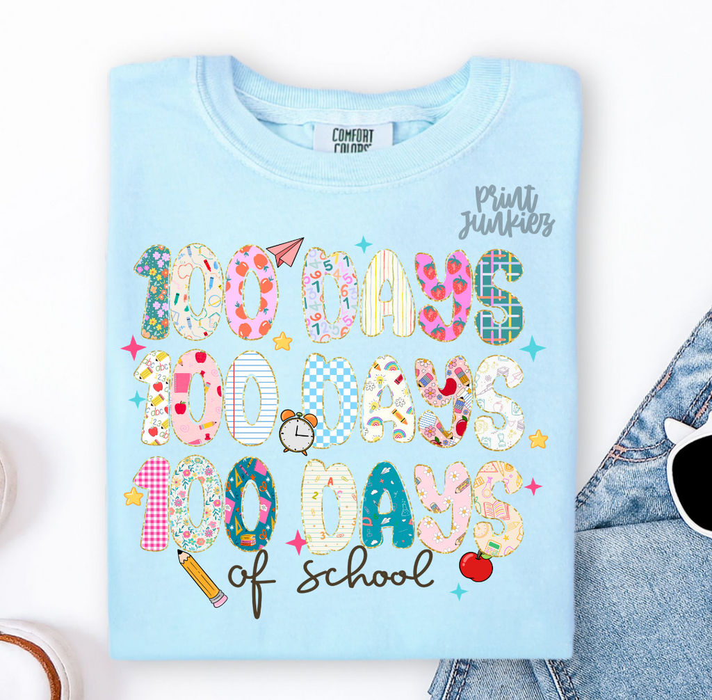 100 Days of School Preppy - DTF