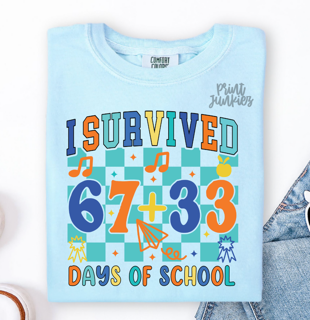 I Survived 67+33 Days of School - DTF