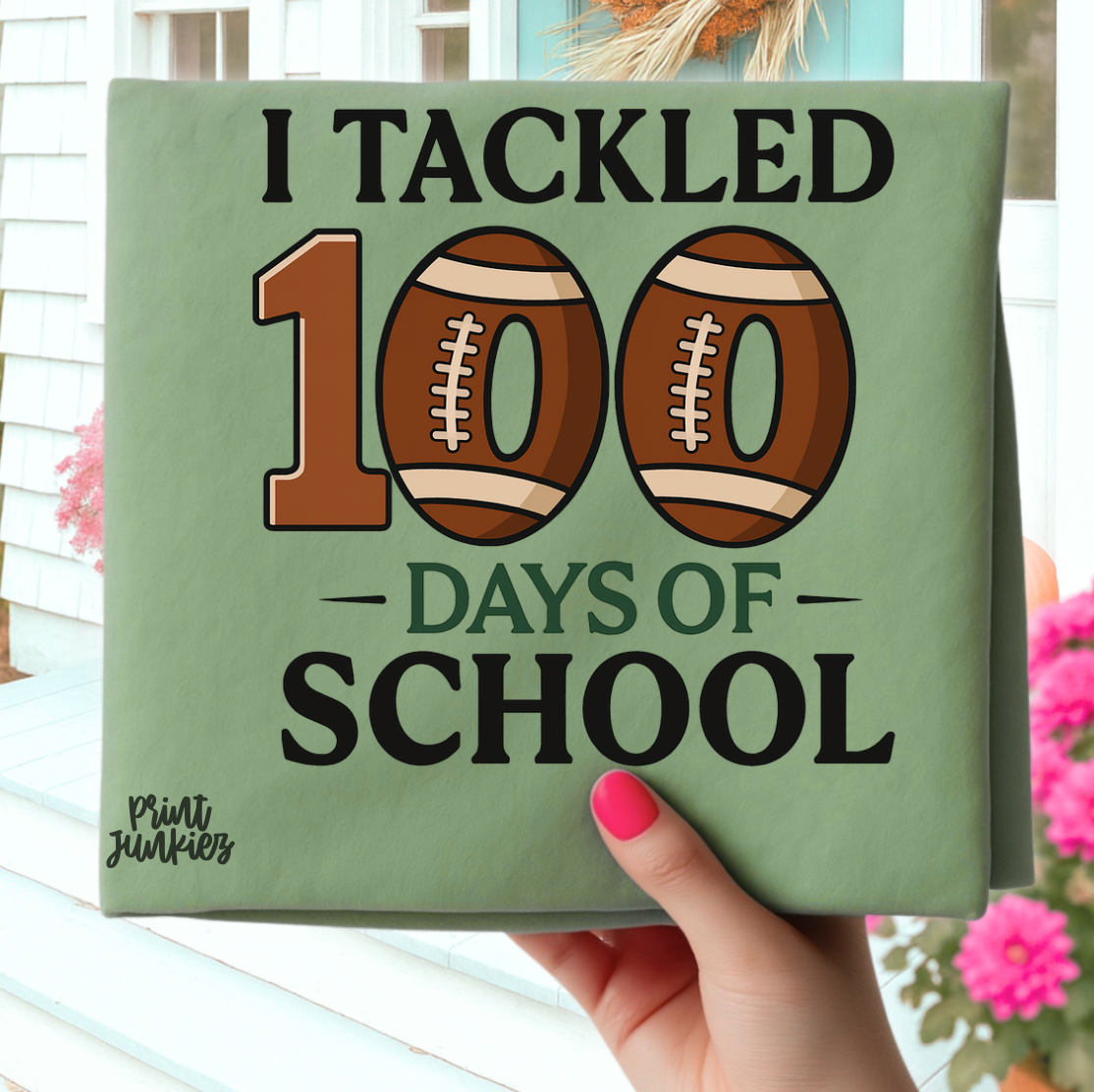 I Tackled 100 Days of School - DTF