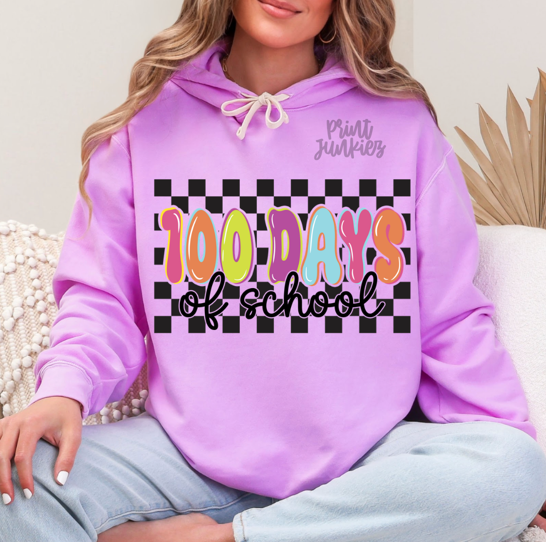 100 Days of School Retro - DTF