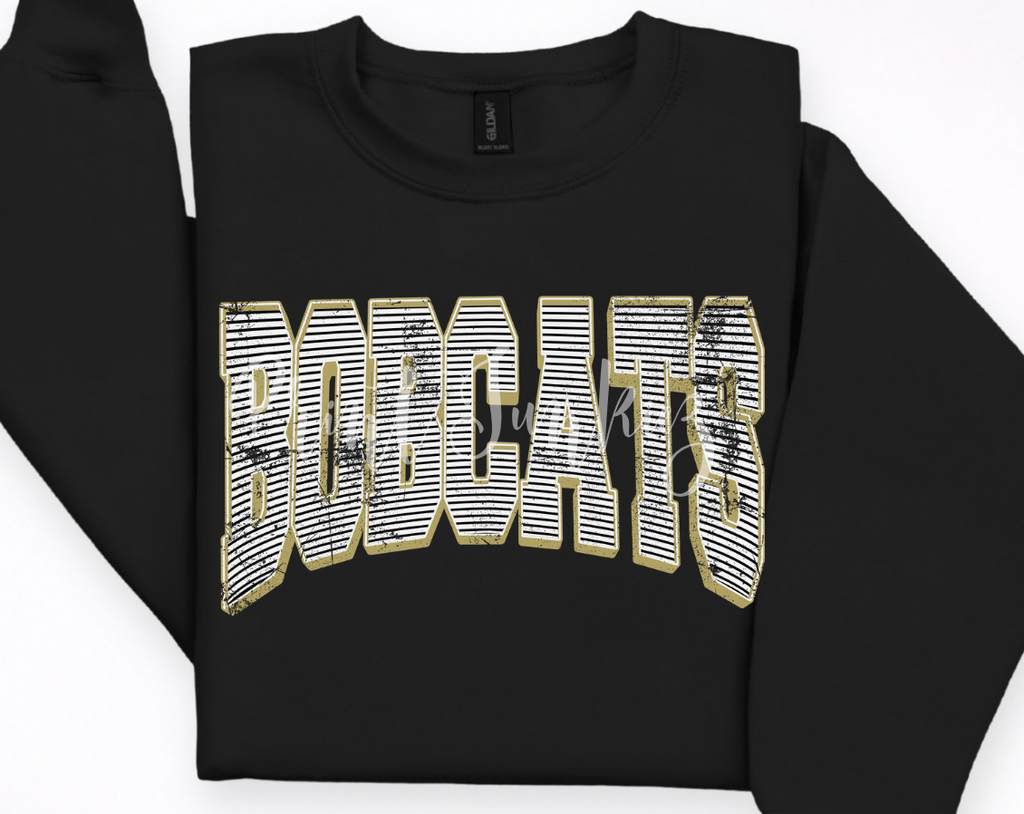 Stripy Grunge Bobcats - DTF - DIGITA