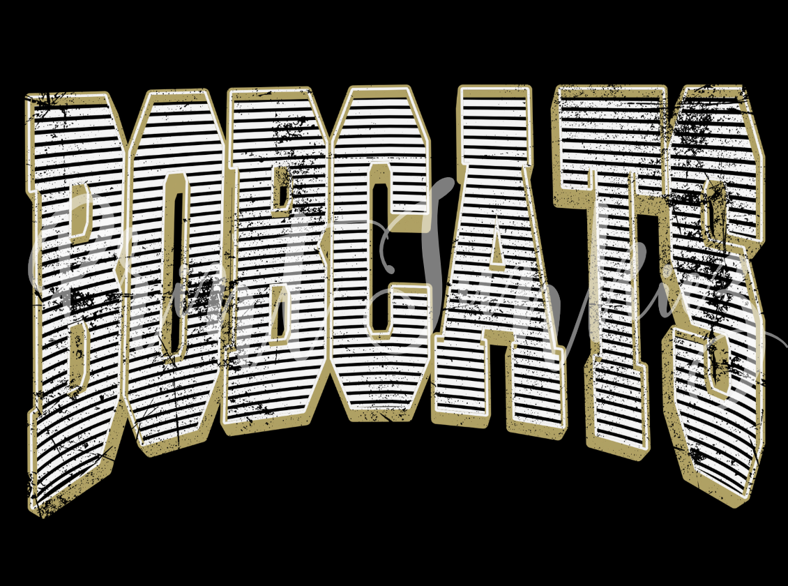 Stripy Grunge Bobcats - DTF - DIGITA