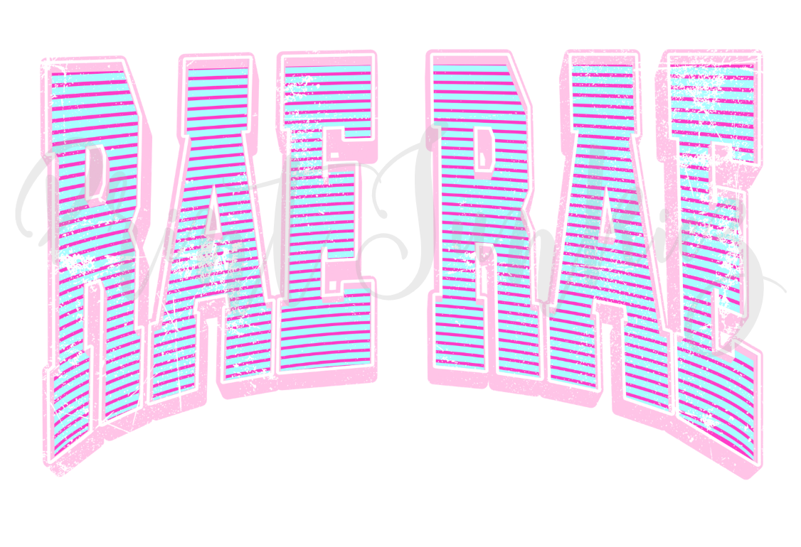 Stripy Grunge CUSTOM - DTF - DIGITAL