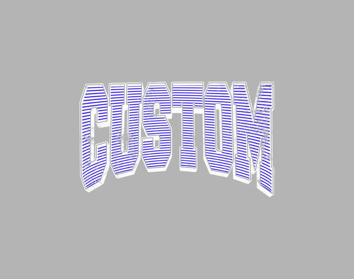 Stripy Grunge CUSTOM - DTF - DIGITAL