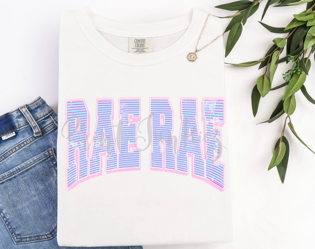 Stripy Grunge CUSTOM - DTF - DIGITAL