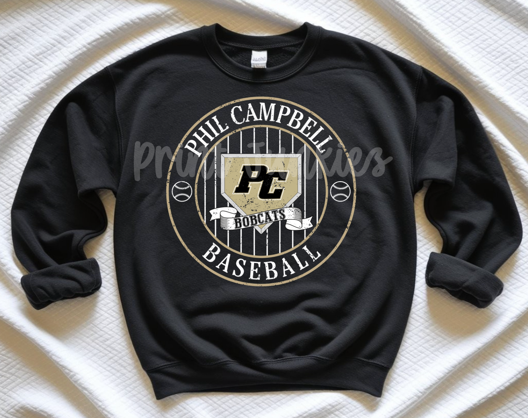 Vintage Circle Baseball/Softball Design - CUSTOM - DTF - DIGITAL