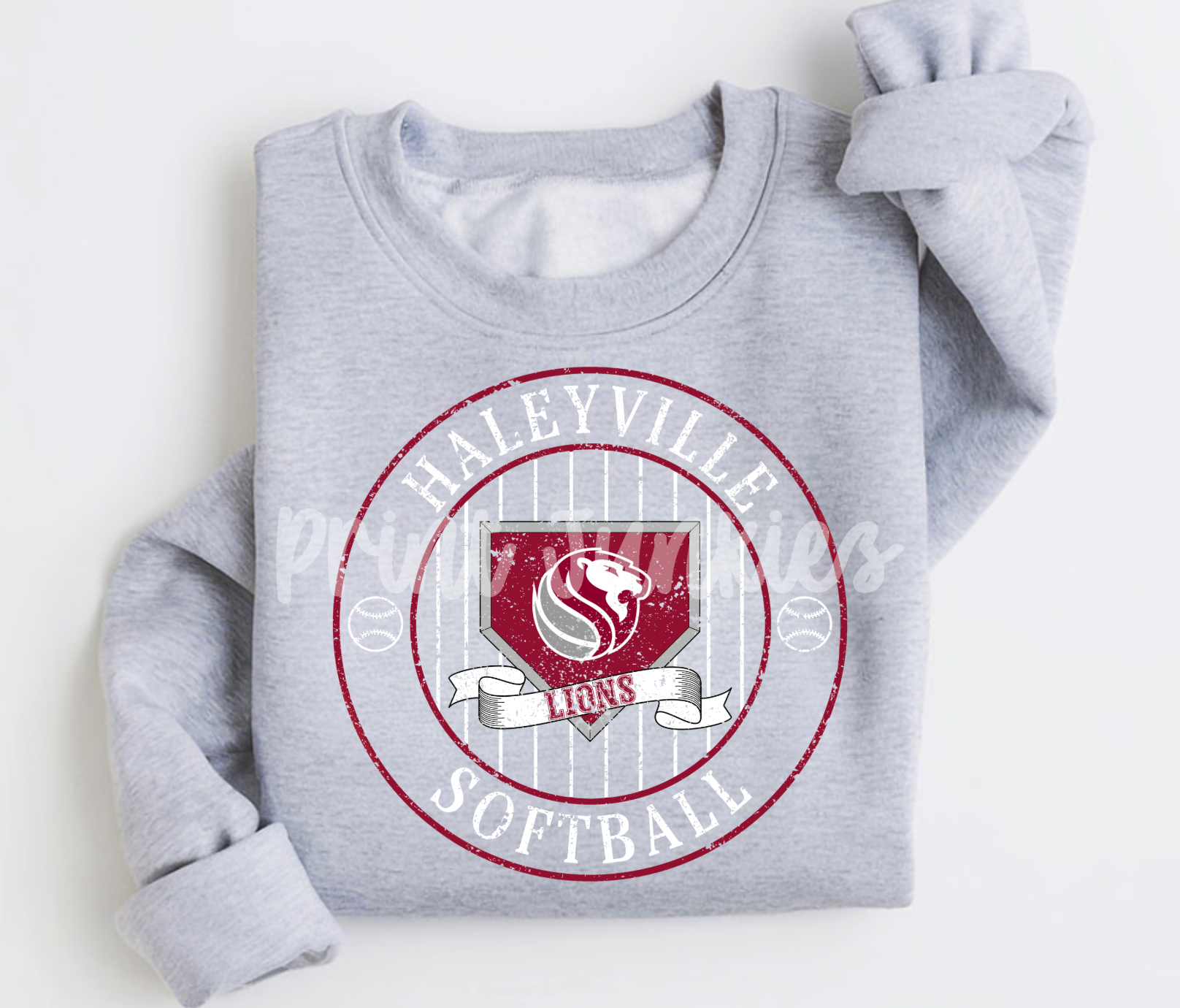 Vintage Circle Baseball/Softball Design - CUSTOM - DTF - DIGITAL