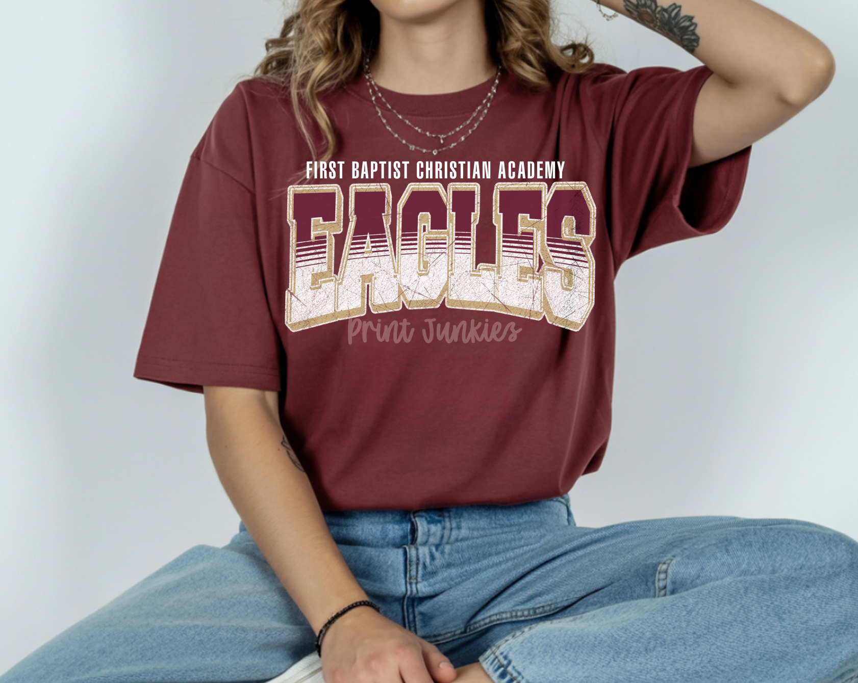 Distressed Arched Customs - CUSTOM - DTF - DIGITAL