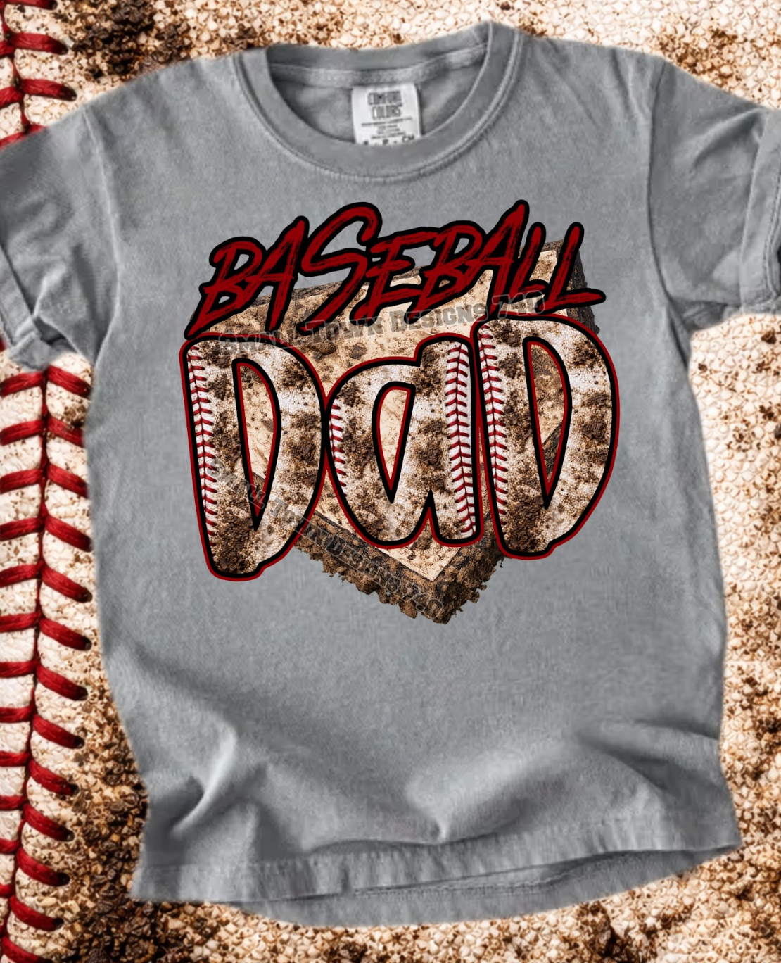 Grunge Baseball Alpha - CUSTOM - DTF