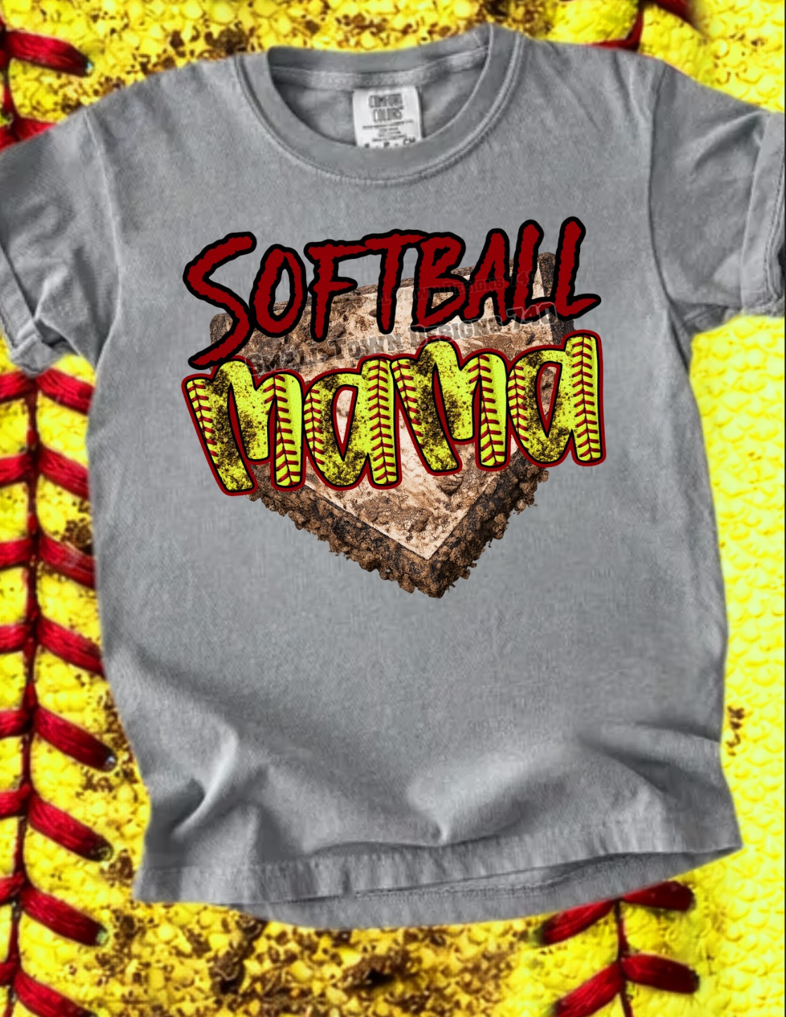 Grunge Softball Alpha - CUSTOM - DTF