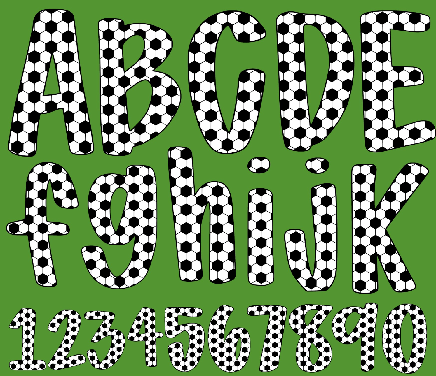 Soccer Alpha - CUSTOM - DTF