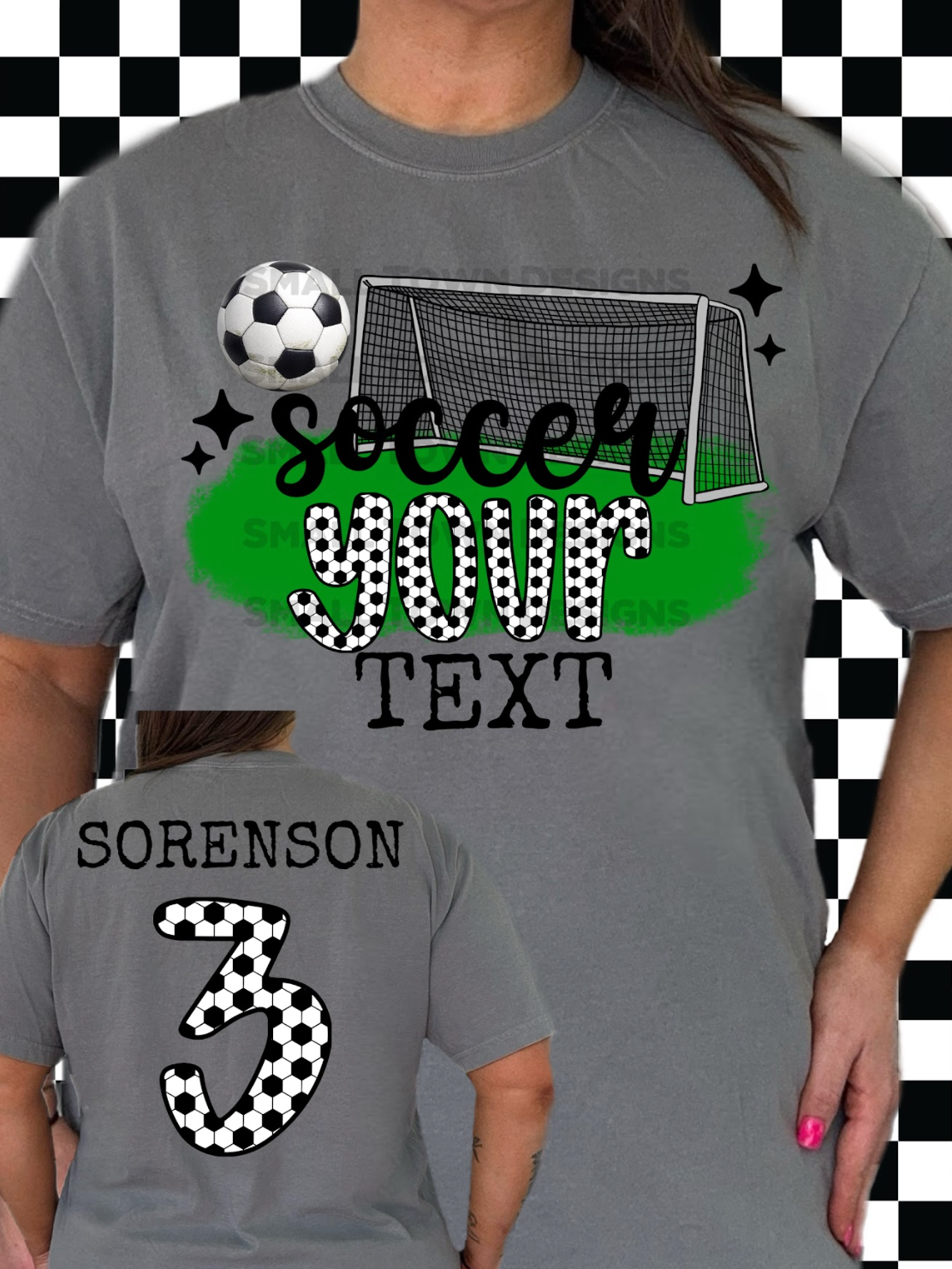Soccer Alpha - CUSTOM - DTF