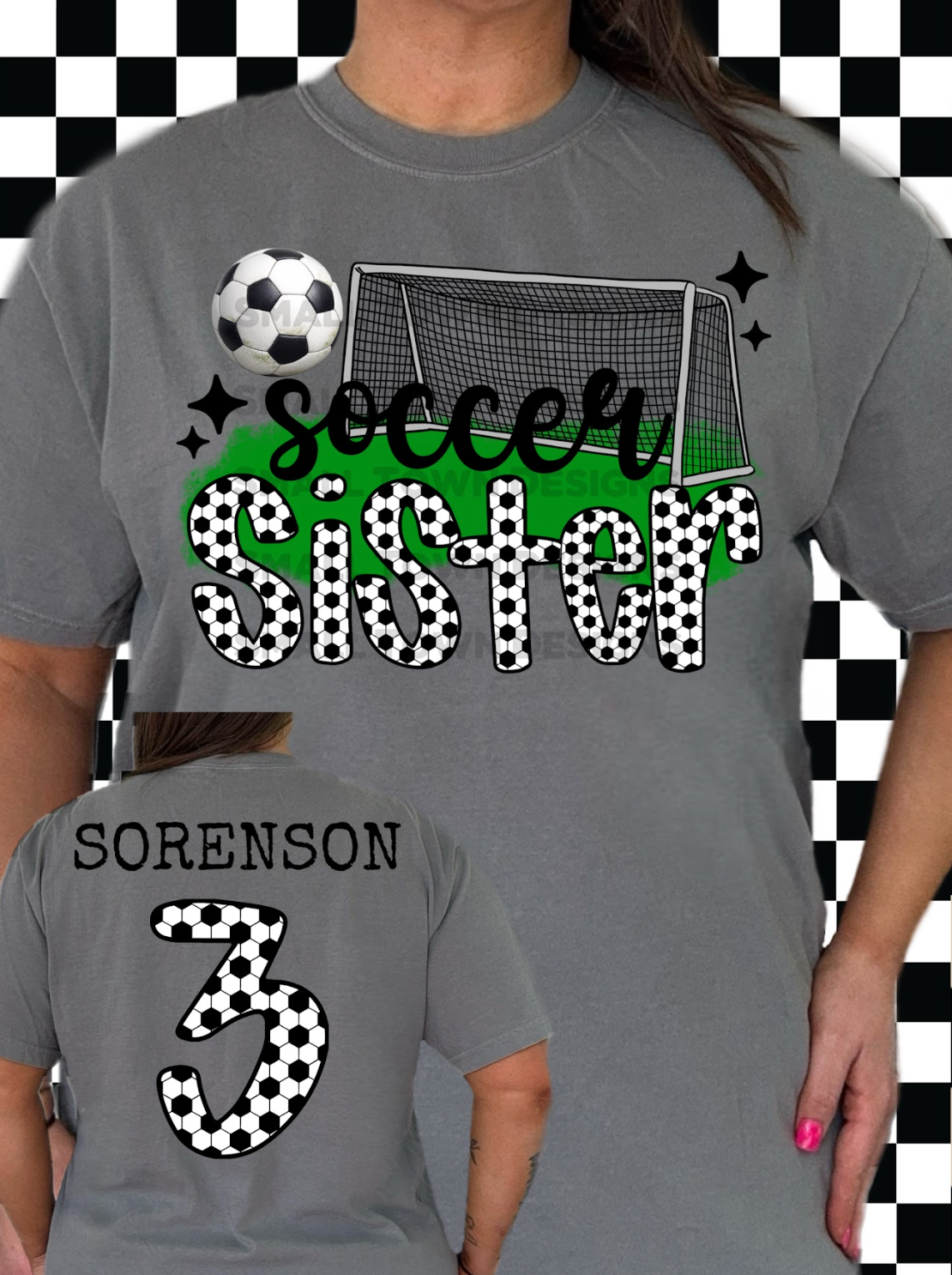 Soccer Alpha - CUSTOM - DTF