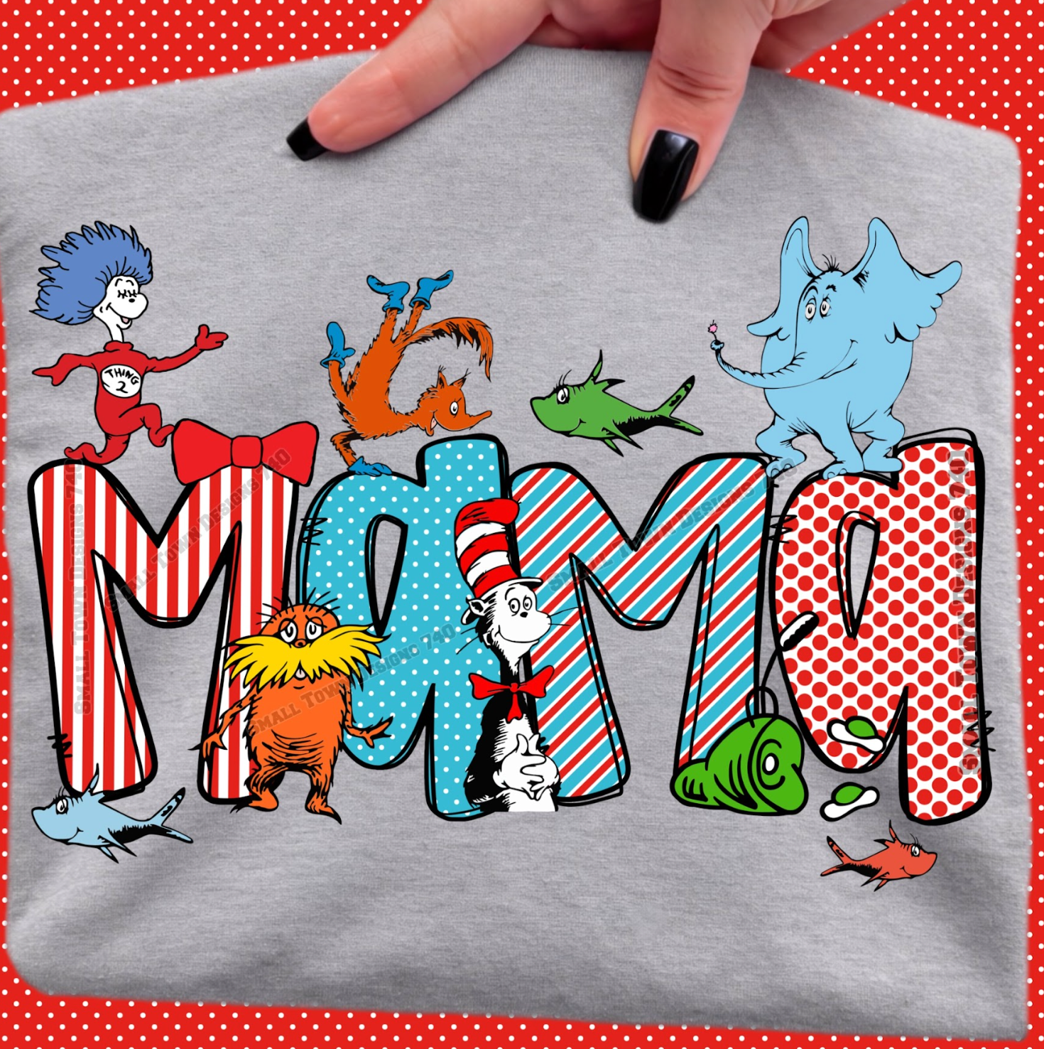 RAA stripes & dots Alpha - CUSTOM - DTF