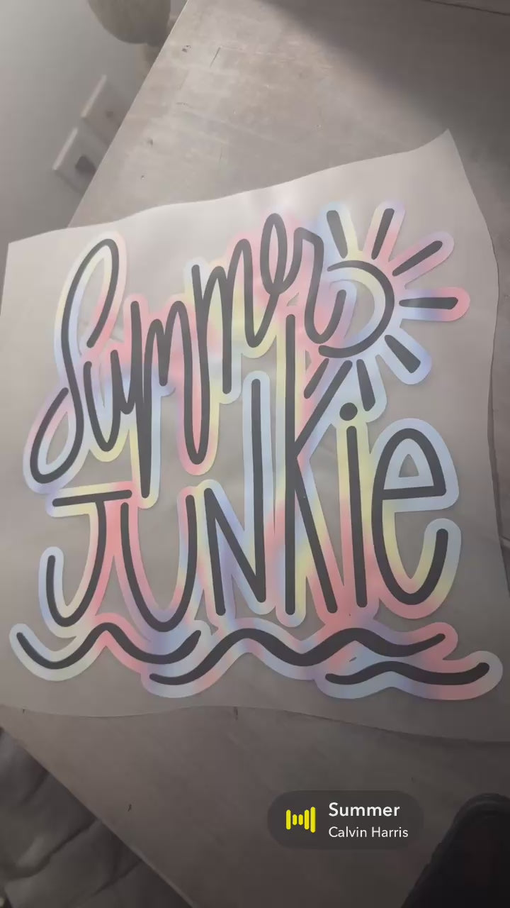 Summer Junkie Rainbow - DIGITAL - DTF